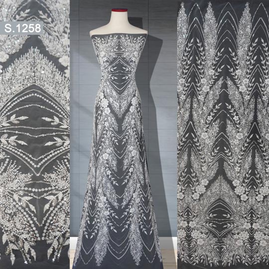 Lace Payet Ziad Nakad Italian S.1258 (Harga Persetengah Meter)