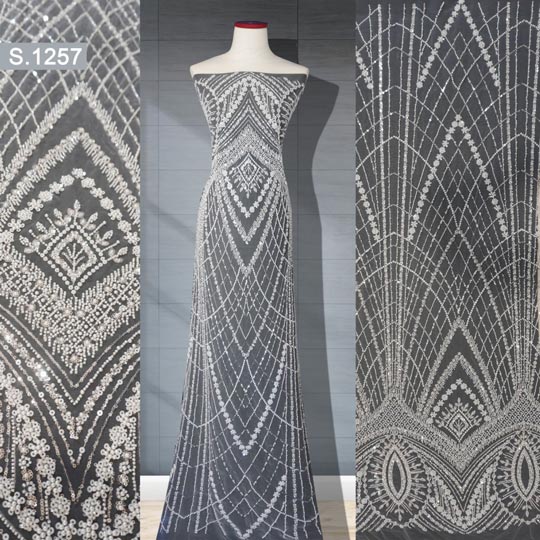 Lace Payet Ziad Nakad Italian S.1257 (Harga Persetengah Meter)