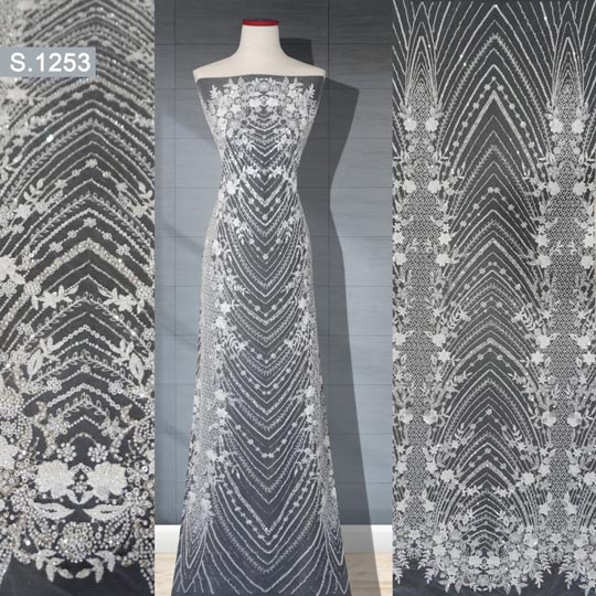 Lace Payet Nakad Italian S.1253 (Harga Persetengah Meter)