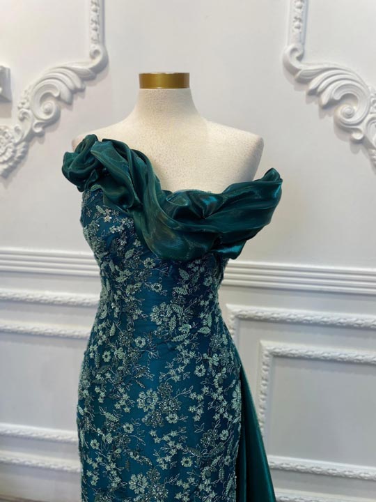 Lace Payet Flower Premium (Harga Persetengah Meter)