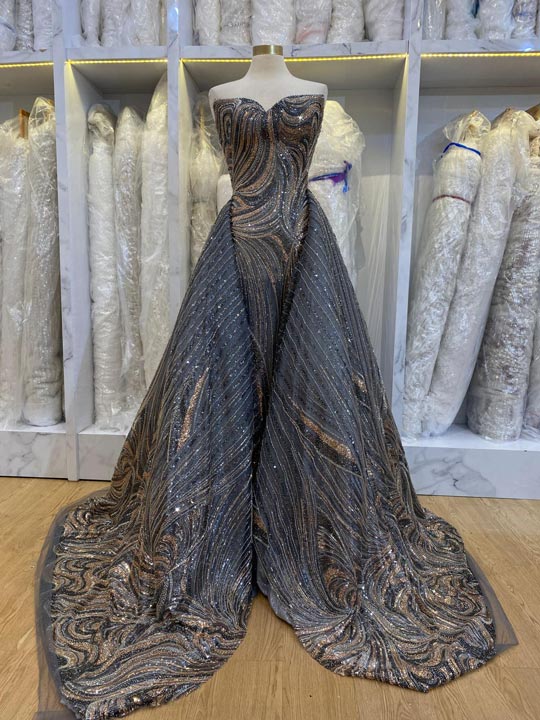 Lace Payet Twotone Premium (Harga Persetengah Meter)