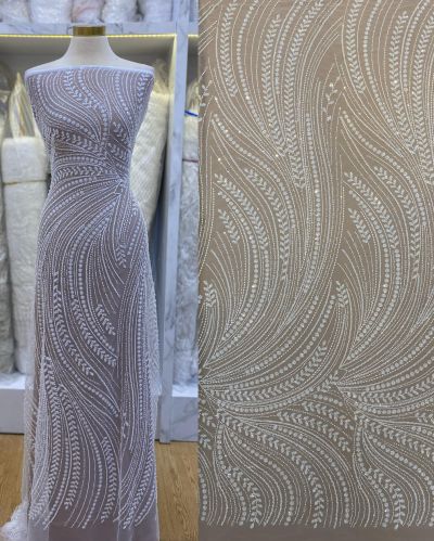 Lace Payet Off White (Harga Persetengah Meter)